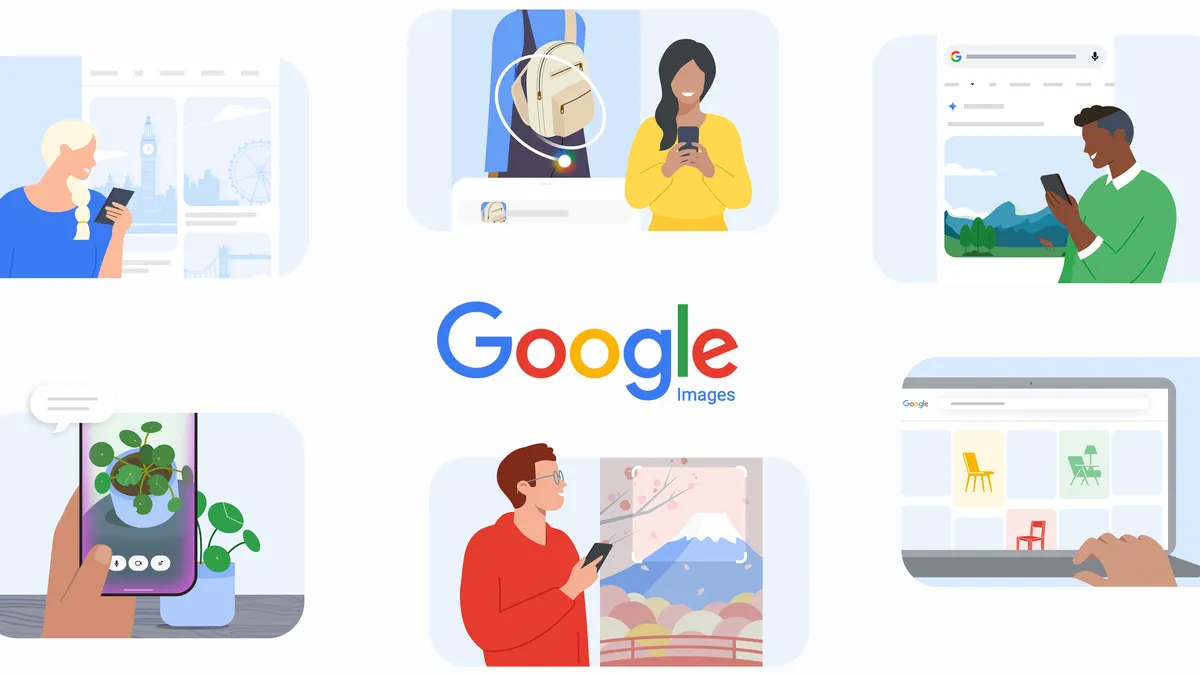 بازطراحی Google Images؛ جستجوی تصویری گوگل به سبک پینترست با کمک هوش مصنوعی